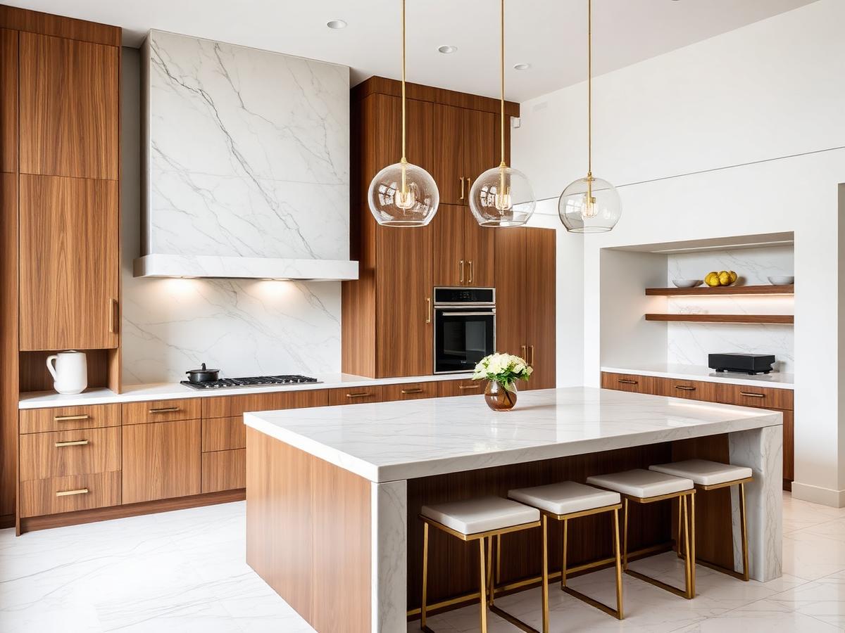 Walnut Chef Kitchen